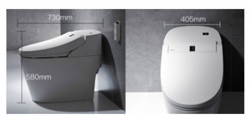 Good Quality Electronic Intelligent Wc Toilet Seat Automatic Smart One Piece Toilet With Remote Control