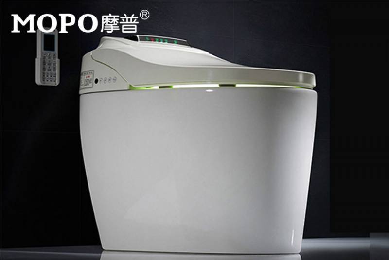 No Noise Washdown Girl Wc Intelligent One Piece Toilet, Self Cleaning Smart Toilet Bidet