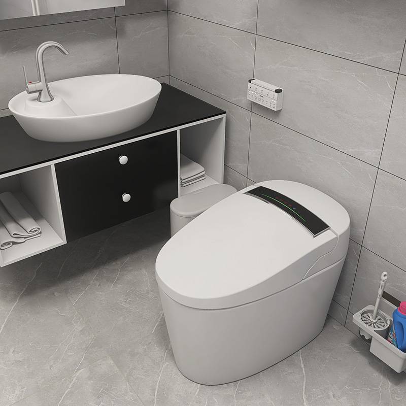 MOPO sanitary wares bathroom ceramic automatic flushing electric one piece tankless intelligent smart toilet