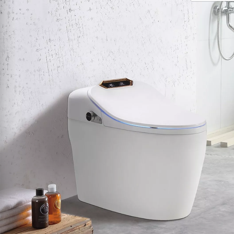 Luxury Modern Bathroom White Ceramic Electric Smart Toilet One Piece Intelligent Toilet