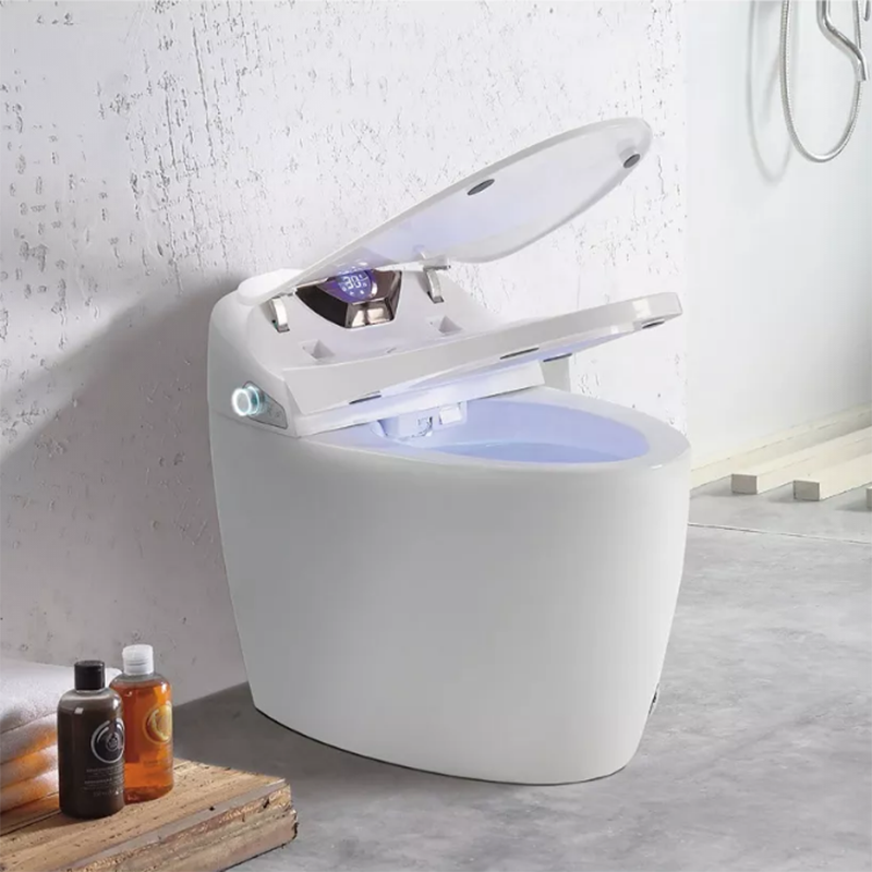 Luxury Modern Bathroom White Ceramic Electric Smart Toilet One Piece Intelligent Toilet