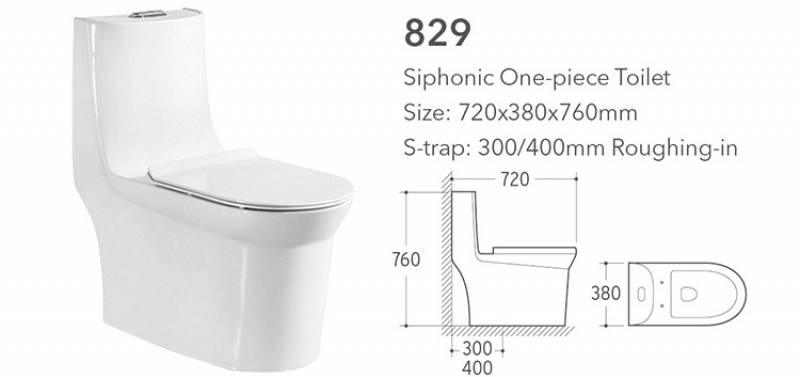 Bathroom Sanitaryware with Toilet Water Tank Macerator Water Closet and Toilet Pot Price