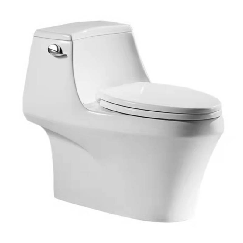 Hot sale ceramic one piece toilet siphon for hotel