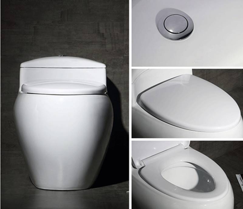 Western style ceramic luxury bathroom set closestool toilet