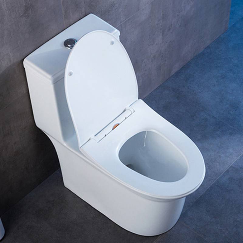 Bathroom ceramic siphonic s-trap 300mm one piece hotel toilet