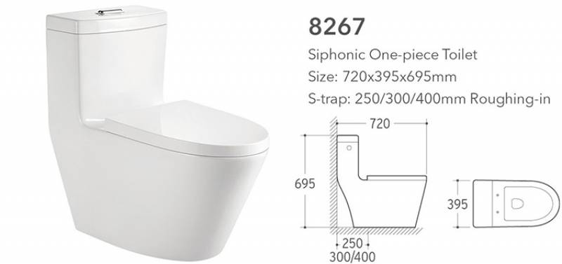 Ceramic Sanitary Ware Washdown King Toilet Caravan Wc Siphonic Ceramic Toilet