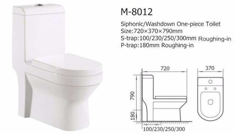 China sanitary ware factory one piece ceramics wc brand toilet