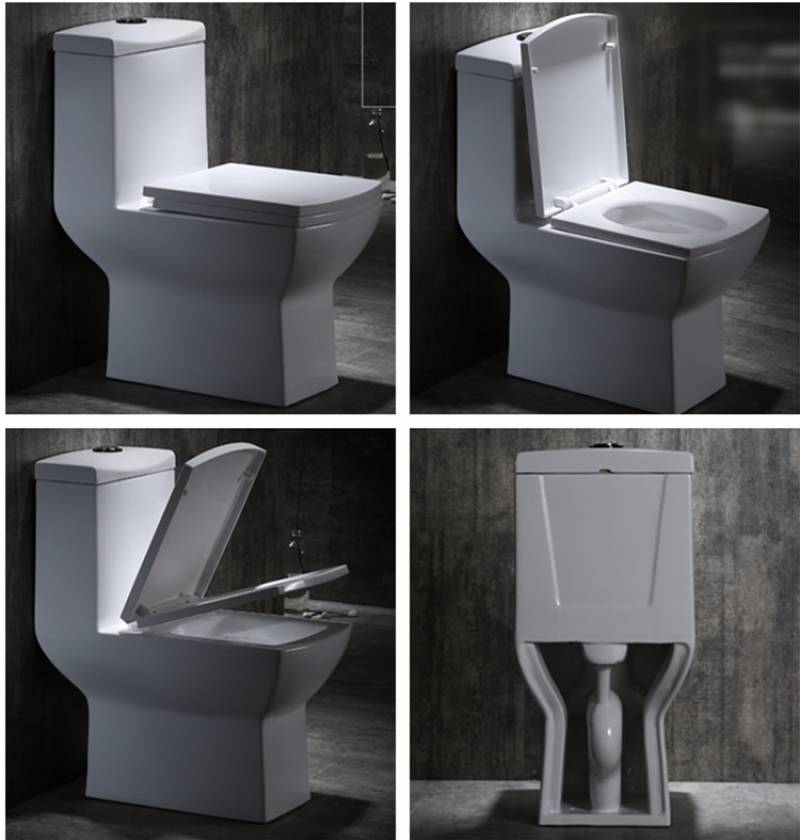 Factory price tornado-flush ceramic siphonic one piece toilet in south america