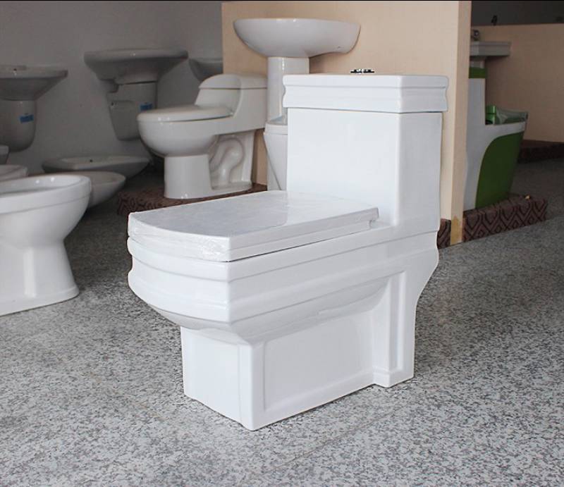 Washdown ceramic sanitary one piece wc toilette