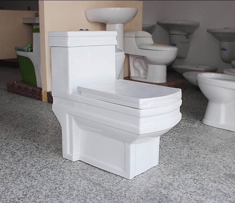 Washdown ceramic sanitary one piece wc toilette