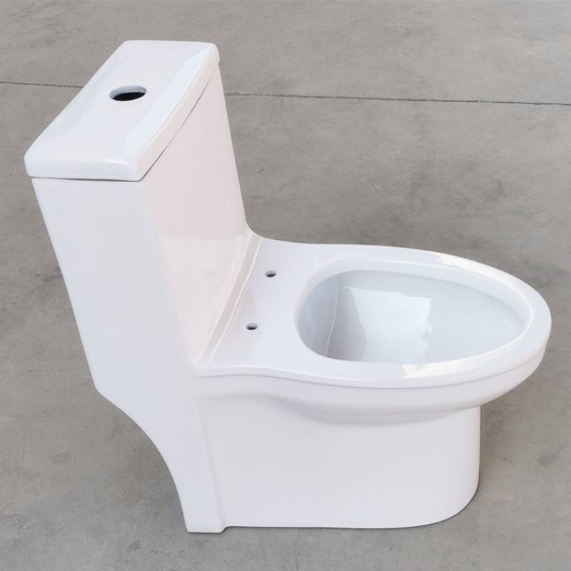 Factory price wholesale one piece siphonic white glaze porcelain toilet