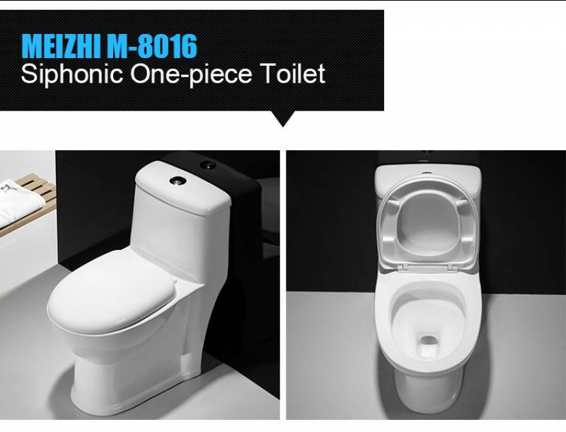 Bathroom white one piece toilet commode vortex flush toilet