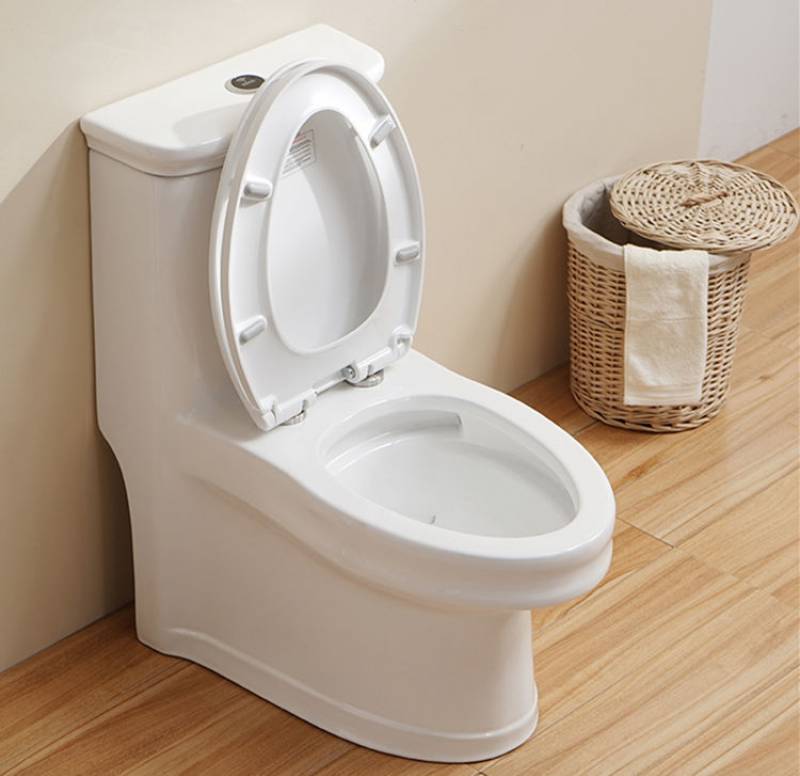 Pottery sanitary ware porcelain siphonic one piece marine toilet