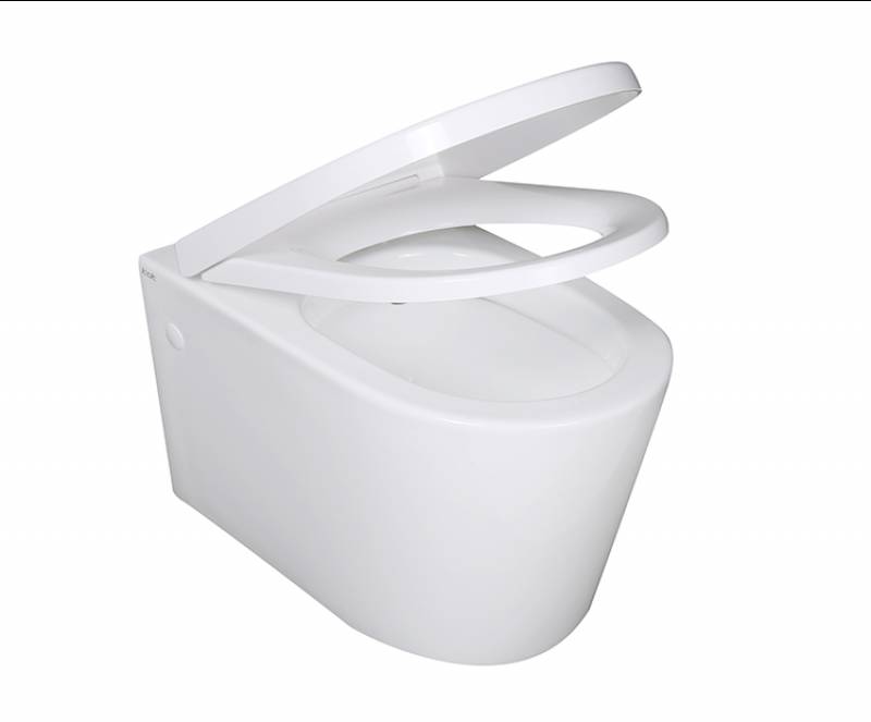 Wholesale Chinese Bathroom Ceramic flush wc rimless square one piece wall hung toilet bowl