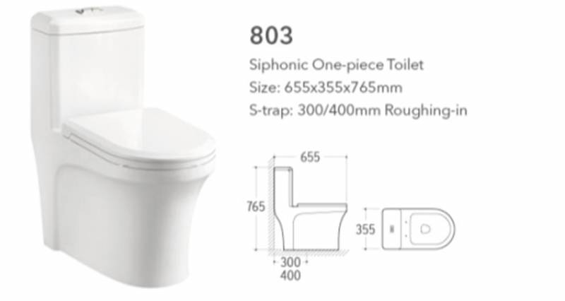 Sanitary Ware Bathroom  Western ceramic Container  White Color  Toilet  Modern Ceramic Toilet WC