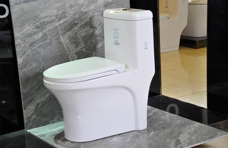 Sanitary Ware Bathroom  Western ceramic Container  White Color  Toilet  Modern Ceramic Toilet WC