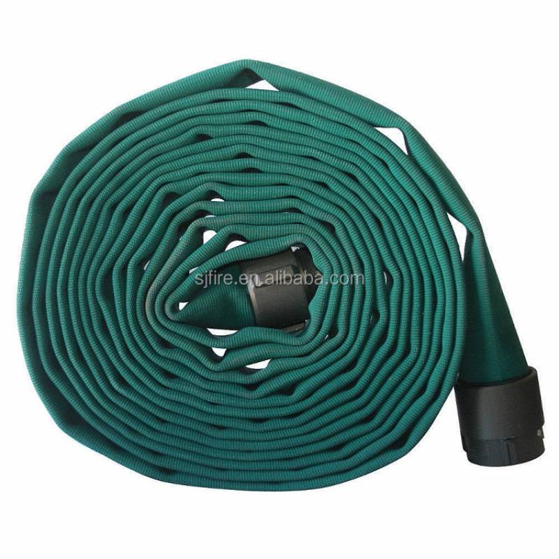 Áp Lực Cao Canvas Fire Hose PVC/Cao Su Lót Hose