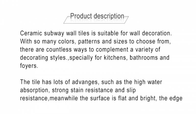 100X300Mm Kích Thước Và Nội Thất Cách Sử Dụng Gốm Tàu Điện Ngầm Gạch