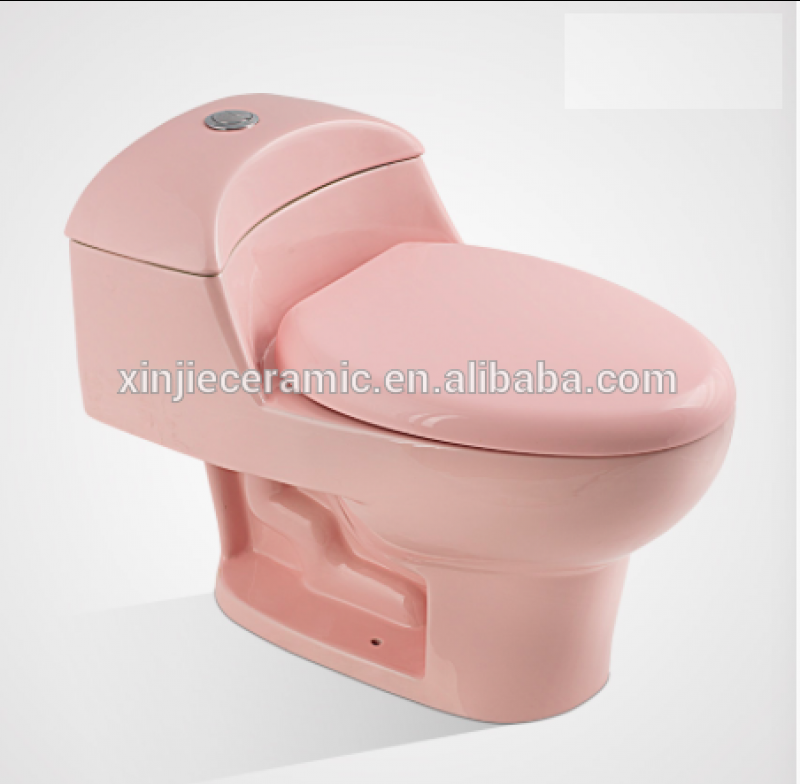 automatic toilet  ceramic WC one Piece S trap chinese wc blue  toilet free test cost 08615689156892