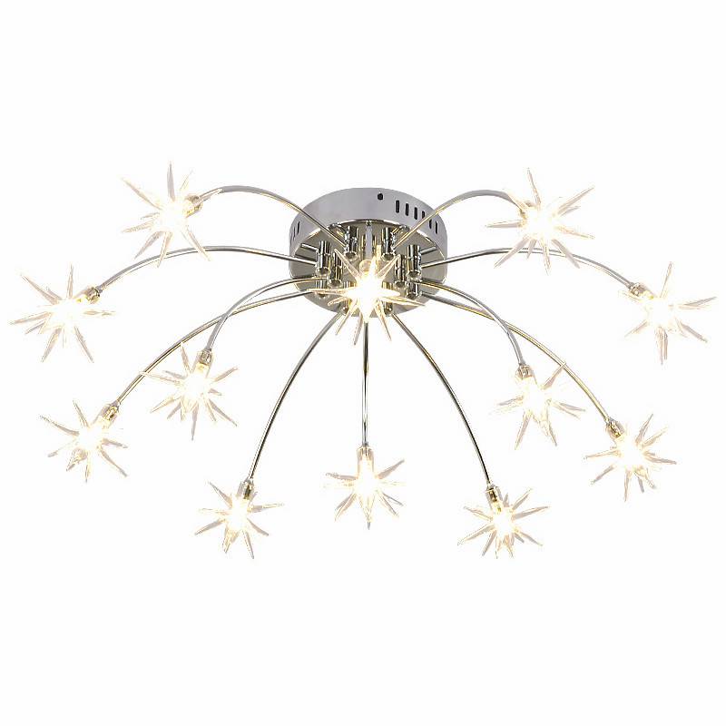 Modern Decoration Warm White Iron Acrylic Home Bedroom Living Room Simple Led Ceiling Light