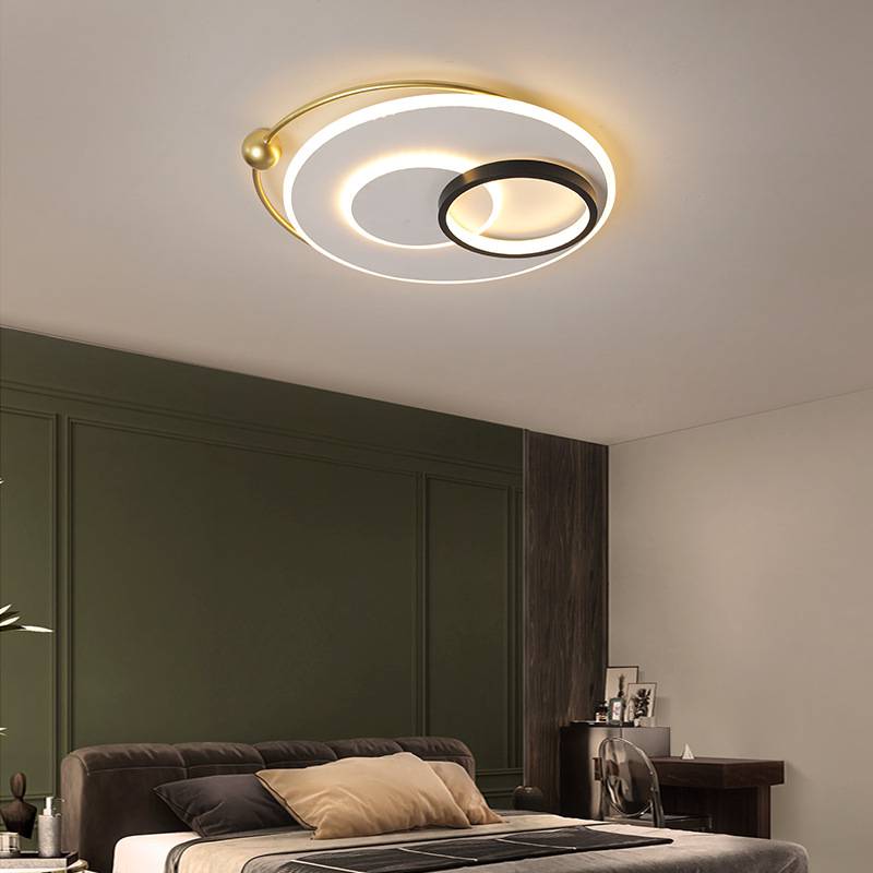 led ceiling light modern ceiling round glass MP3 speaker changer color for house bedroom lamp for home lighting good quality