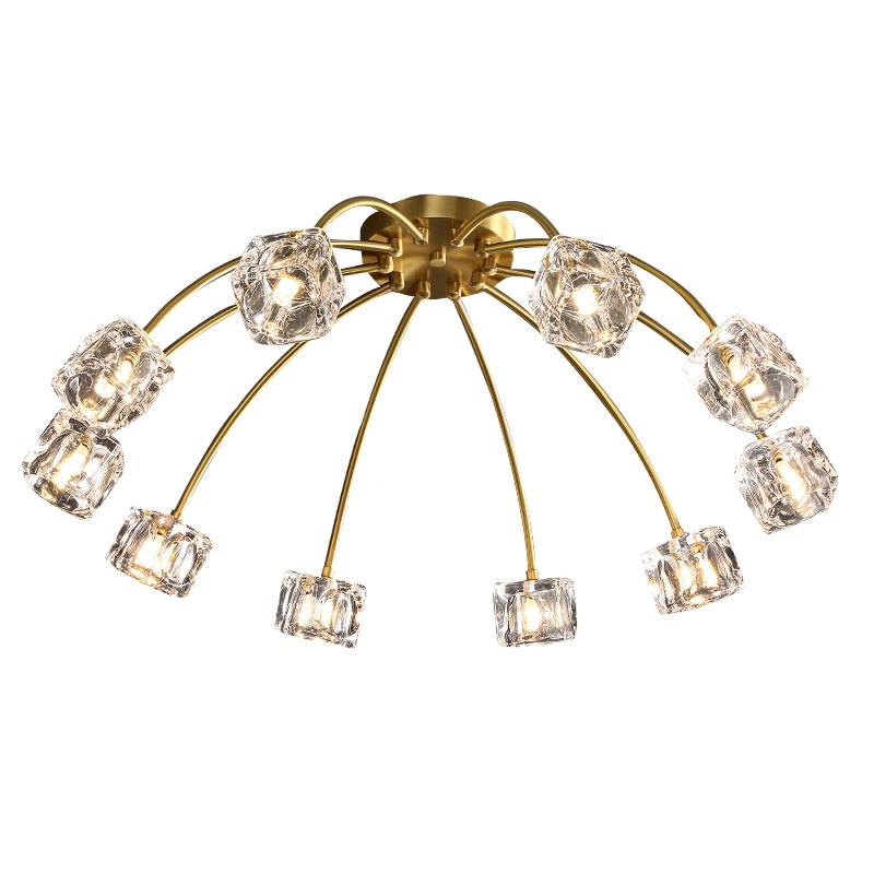 Iron Acrylic Material Modern Rings Chandelier Led Ceiling Light bedroom lights office lights