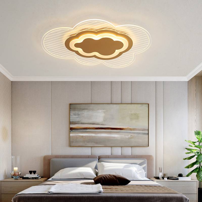 LED Ceiling Lights Wooden Square For Living Room Dining Light Wood Bedroom Lamp