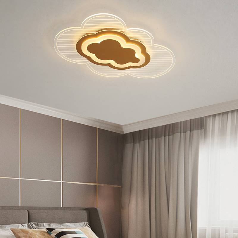 LED Ceiling Lights Wooden Square For Living Room Dining Light Wood Bedroom Lamp