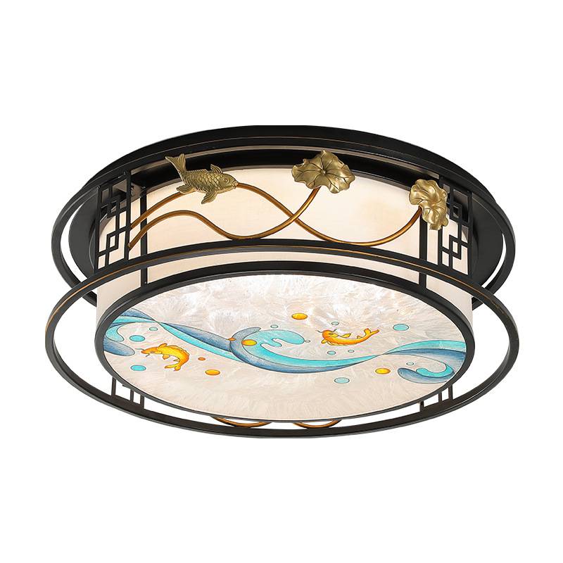 Dimmable 16 Inch LED Ceiling Light Flush Mount Ceiling Lighting Fixture with Color Temperature