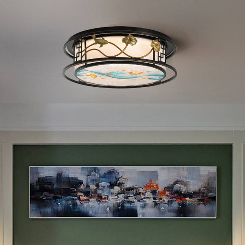 Dimmable 16 Inch LED Ceiling Light Flush Mount Ceiling Lighting Fixture with Color Temperature