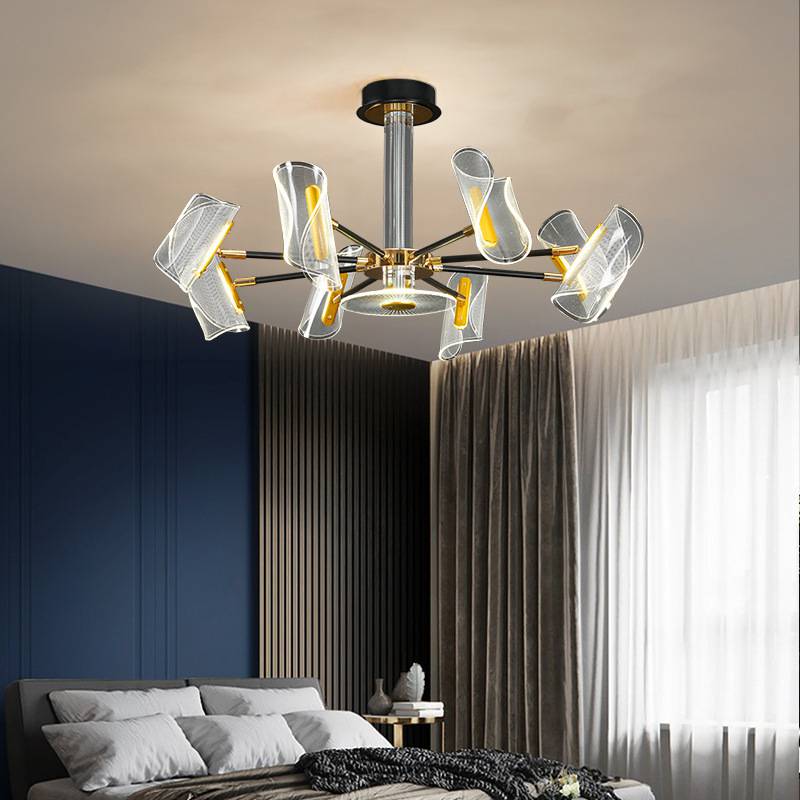 Modern italian indoor Hotel house kitchen Lobby dining room Chandelier interior iron Light pendant lamp