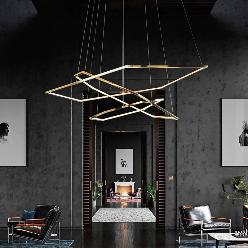 Different Shapes Of Modern Chandelier LED Decorative Lamp Connection Combination