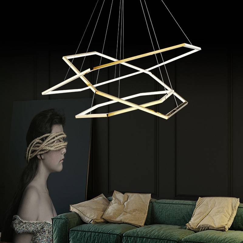 Different Shapes Of Modern Chandelier LED Decorative Lamp Connection Combination