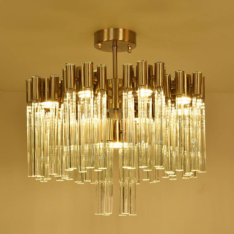 luxury hotel decorative large crystal hanging lamp stair light chandeliers