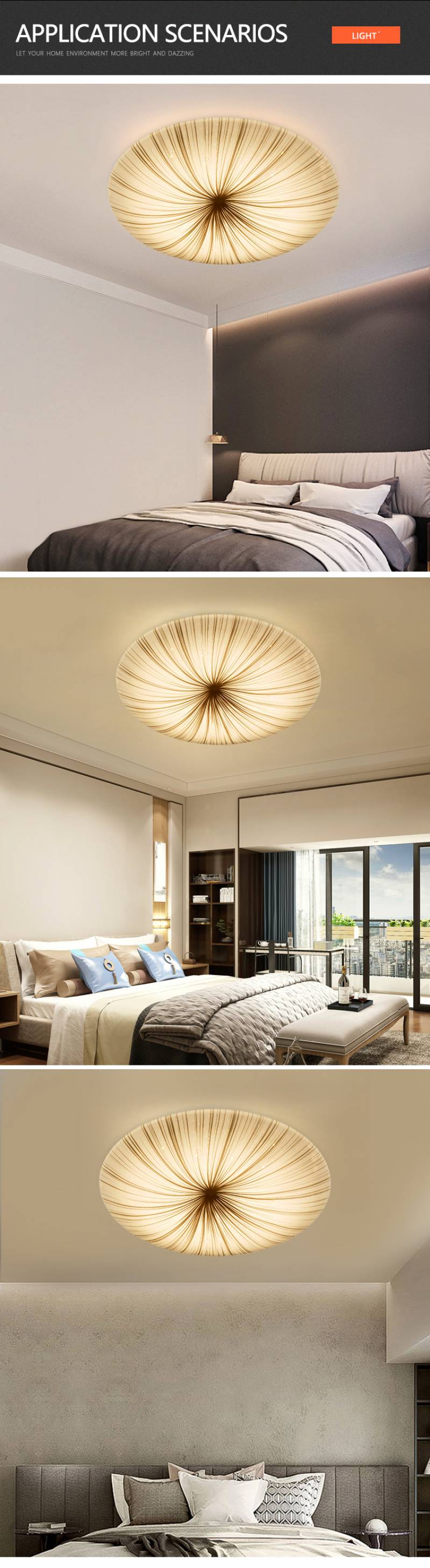 New Design Residential Decoration Home Office 18Watt 24Watt 36Watt Round LED Ceiling Light