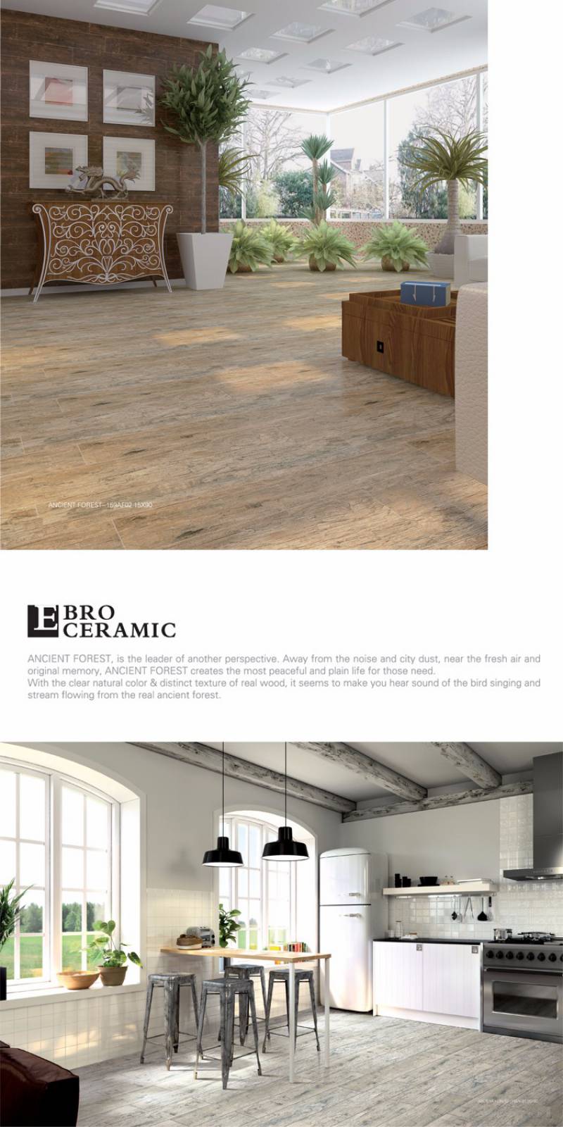 Ebro best seller non-slip porcelain wood tile for floor tile 200x1200mm 150x900mm