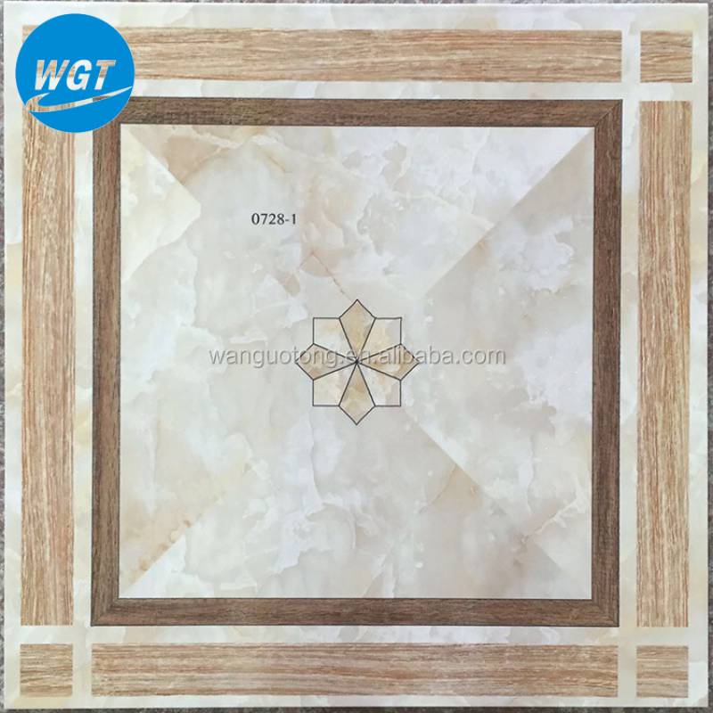 60x60 3D Digital Inkjet Printing Hotel Lobby High Gloss Floor Tile