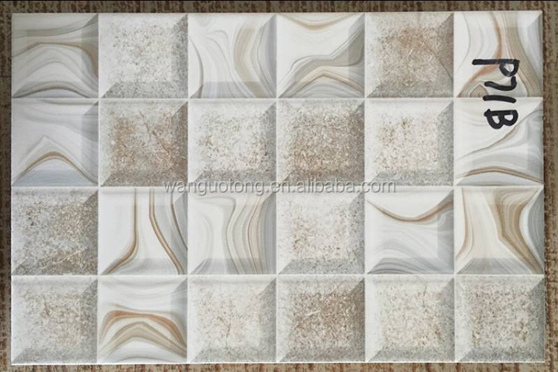 Wear-Resistant 3D ceramic bathroom wall tile