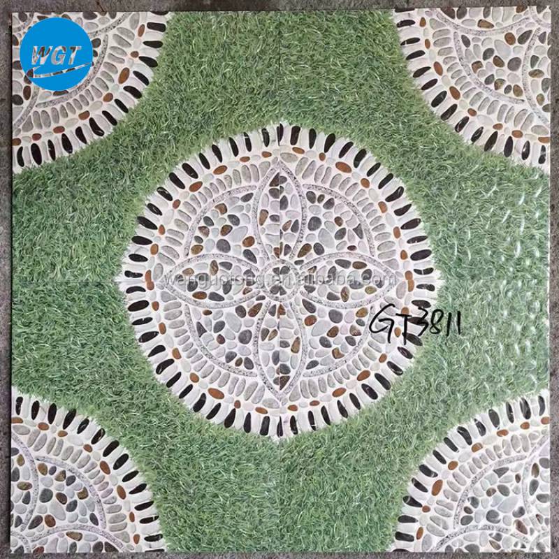 Anti slip 30x30 glazed glass design balcony flooring tiles