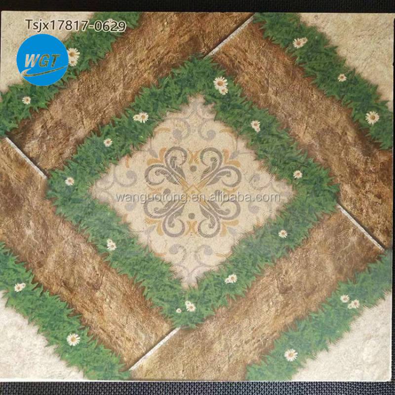 Anti slip 30x30 glazed glass design balcony flooring tiles