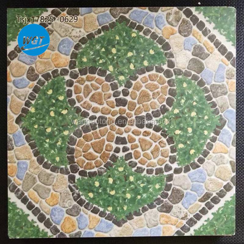 Anti slip 30x30 glazed glass design balcony flooring tiles