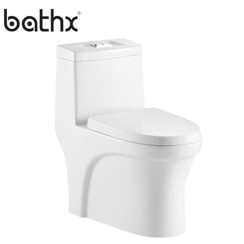 Popular Sanitary Bathroom Ceramic Wc S Trap Siphonic Flush One Piece Toilet Chaozhou Manufacturer