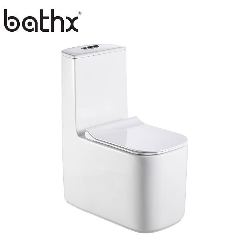 Popular Style Closet High Cost-Effective One Piece Siphonic Flushing S-Trap Ceramic Bathroom Toilet