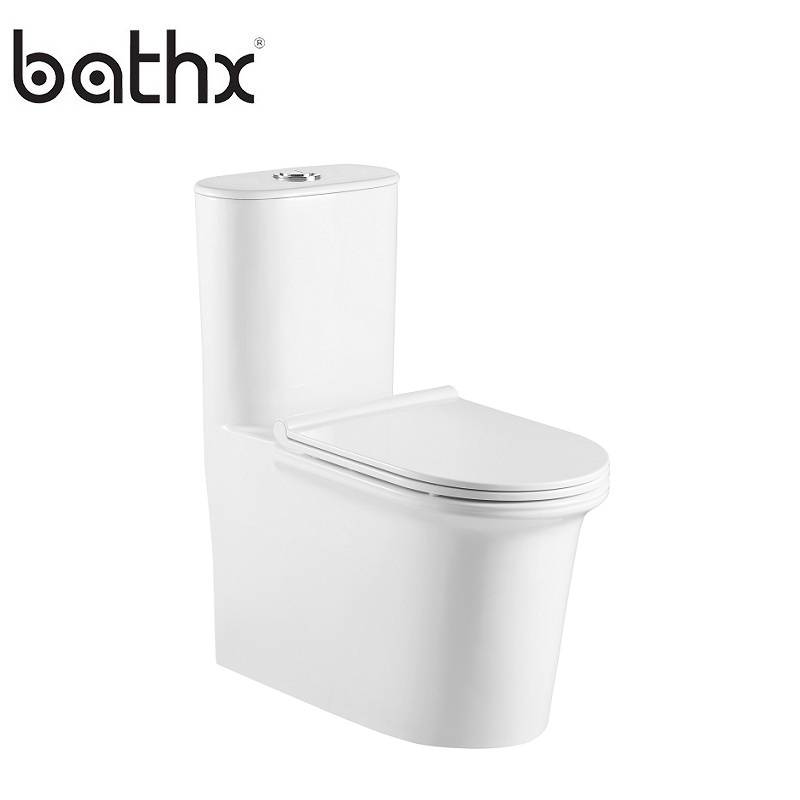 Chaozhou Manufacturer Sanitary Ware Bathroom Ceramic Wc S Trap Toilet White Toilets