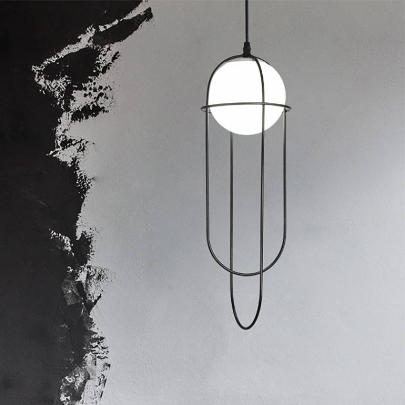 Unique Simple Pendant Lights Modern Art Deco Glass Ball Single Chandelier italian chandeliers pendant lamp Factory direct sell