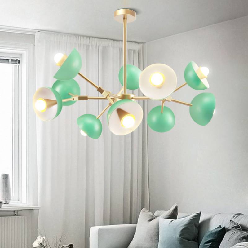 2019 Modern Indoor Decorative Nordic Lighting Simple Iron Chandelier minimalist modern restaurant bedroom hanging pendant light