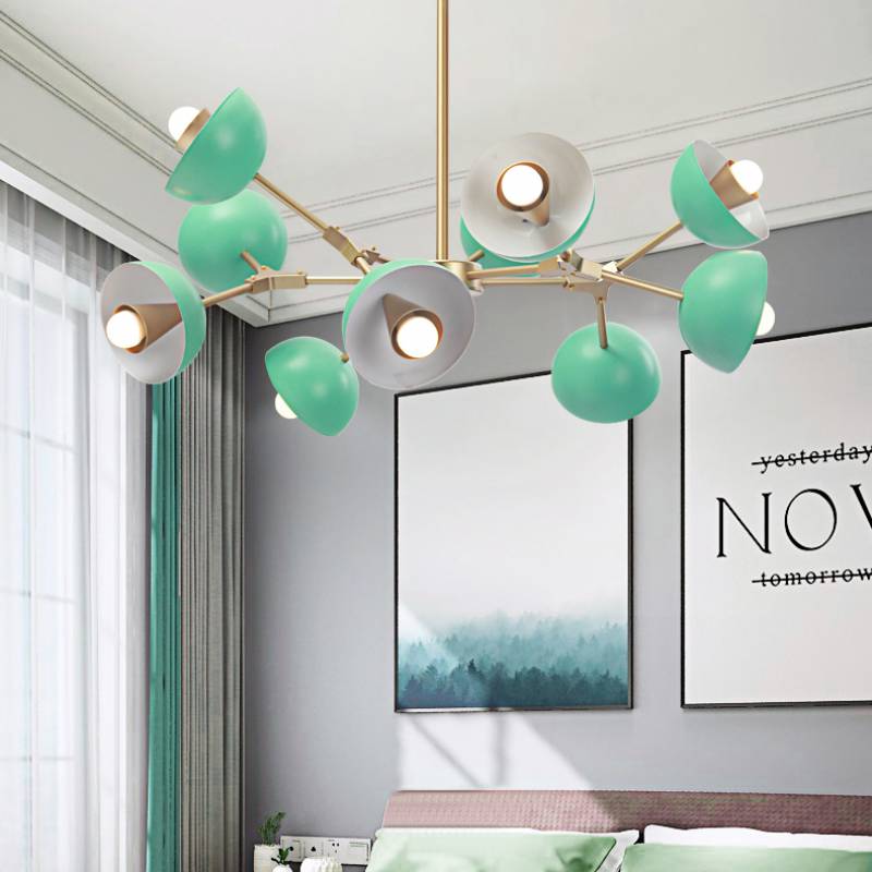 2019 Modern Indoor Decorative Nordic Lighting Simple Iron Chandelier minimalist modern restaurant bedroom hanging pendant light