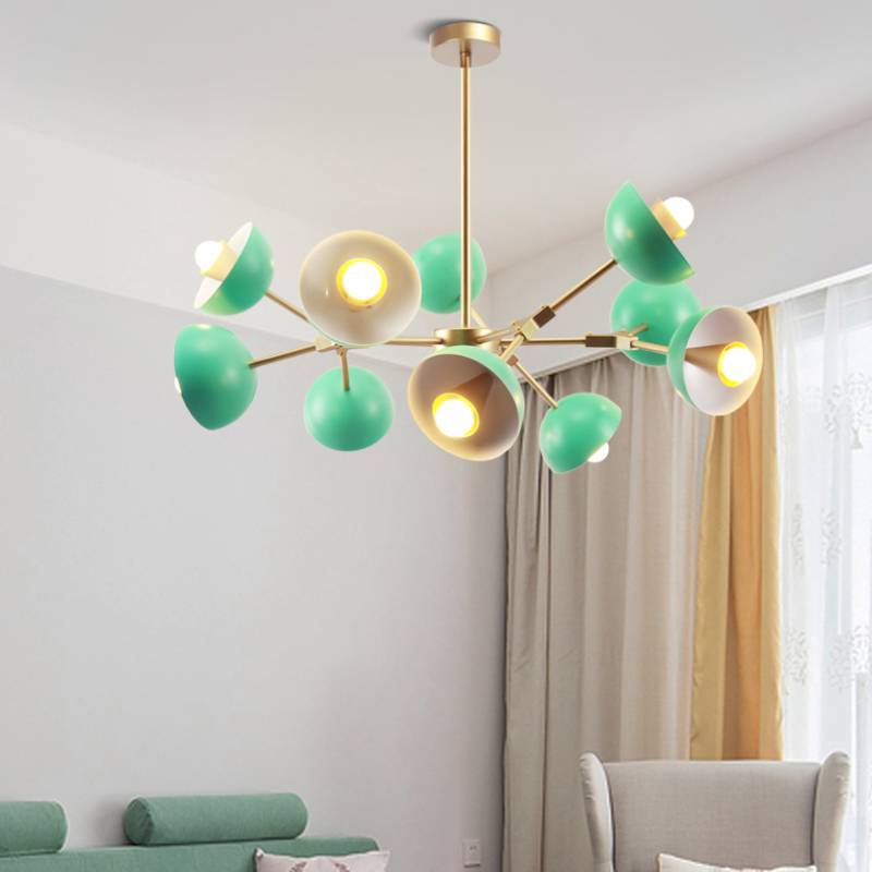 2019 Modern Indoor Decorative Nordic Lighting Simple Iron Chandelier minimalist modern restaurant bedroom hanging pendant light