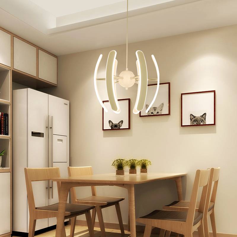 Modern Fashional Residential Hanging Chandelier Led Pendant Light creative personality restaurant lamp bedroom art lighting