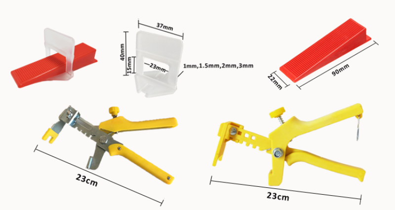 T Hình Dạng Gốm Ốp Lát Công Cụ Gạch San Lấp Mặt Bằng Hệ Thống Kit Cho Tường Sàn